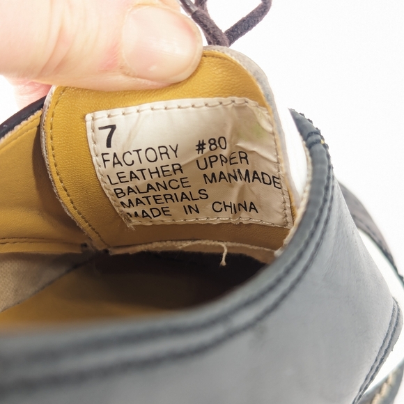 Vintage 90s Candies Wingtip Oxfords Black and White Size 7 - Picture 9 of 10